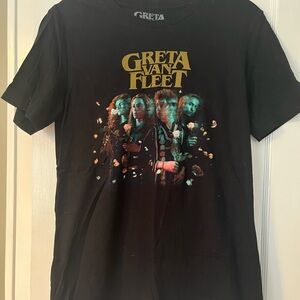 Greta Van Fleet Black Concert T-Shirt, size medium